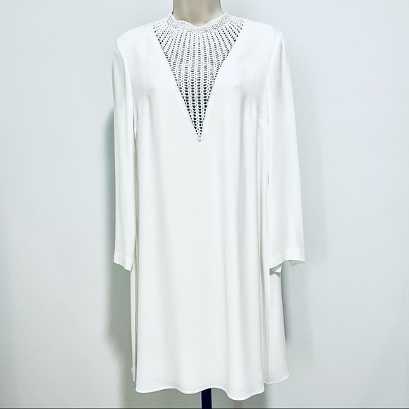 NWOT A.L.C. Long Sleeved Dress Triangle Panel Sz 2 - Picture 3 of 12